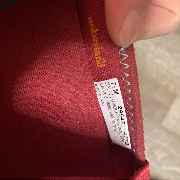 Timberland‎ Red Women's Flats - Picture 2 of 6